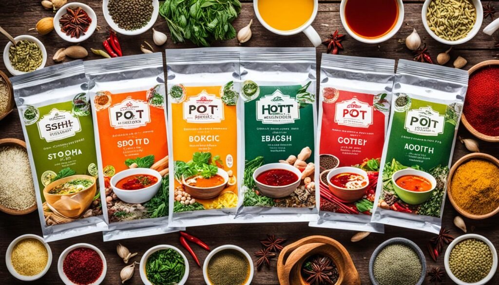 Hot Pot Broth and Soup Base Packets