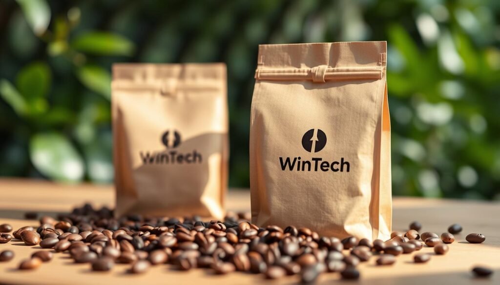 eco-friendly coffee bean packaging