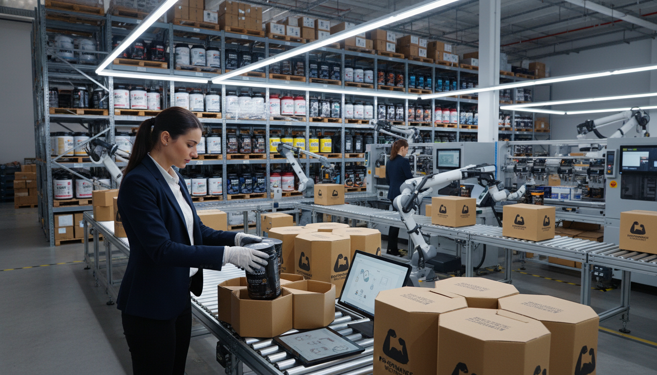 protein powder packing